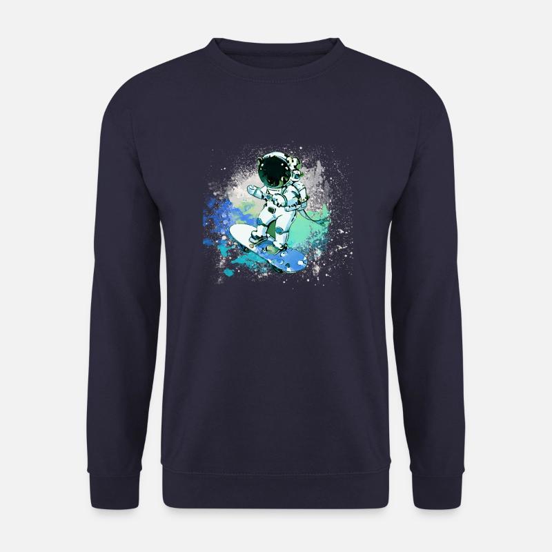 graffiti,skateboard,malerei,Astronaut - Unisex Pullover - Navy