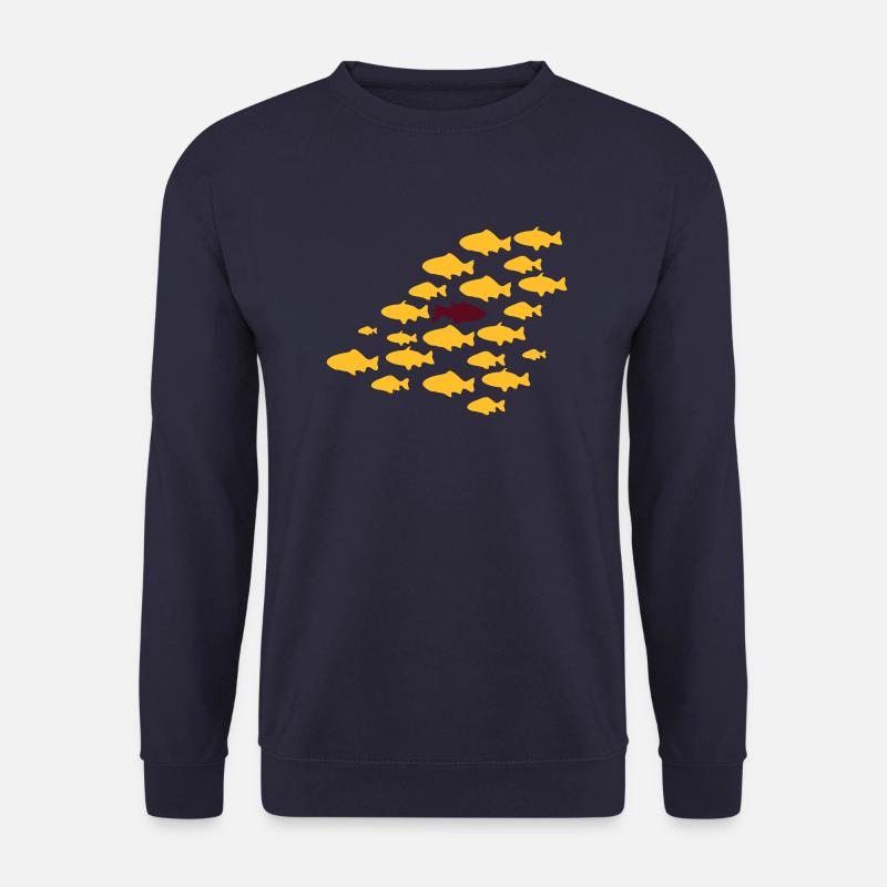 Gegen den Strom Schwimmen - Unisex Pullover - Navy