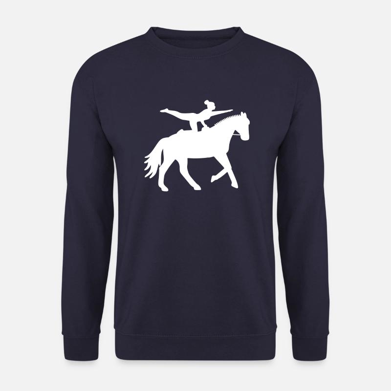 Voltige avec cheval - Volti - Sweat-shirt Unisexe - marine