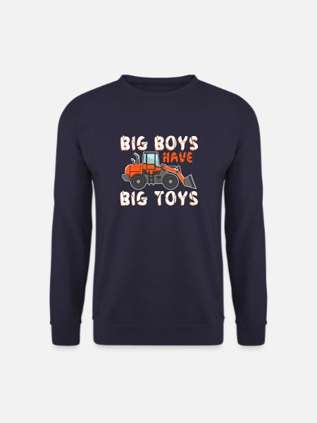 Bagger Baustelle Jungs Schaufelbagger Baggerfahrer - Unisex Pullover - Navy