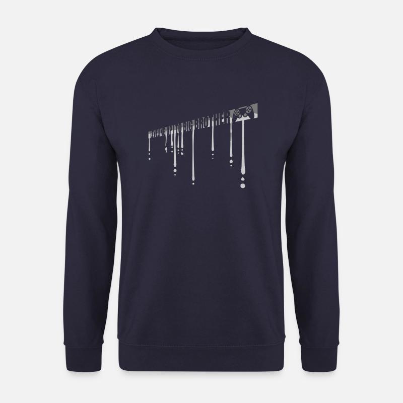Leveling up big brother - Unisex Sweatshirt - navy