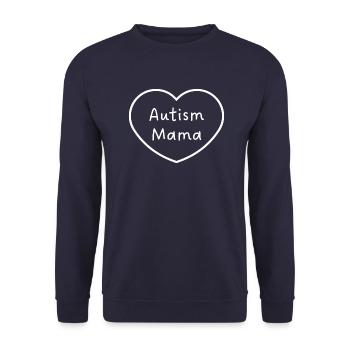 Autism Mama, Autism Awarenes - Sweat-shirt Unisexe - marine - Devant - Alina (178cm) & Michal (187cm)