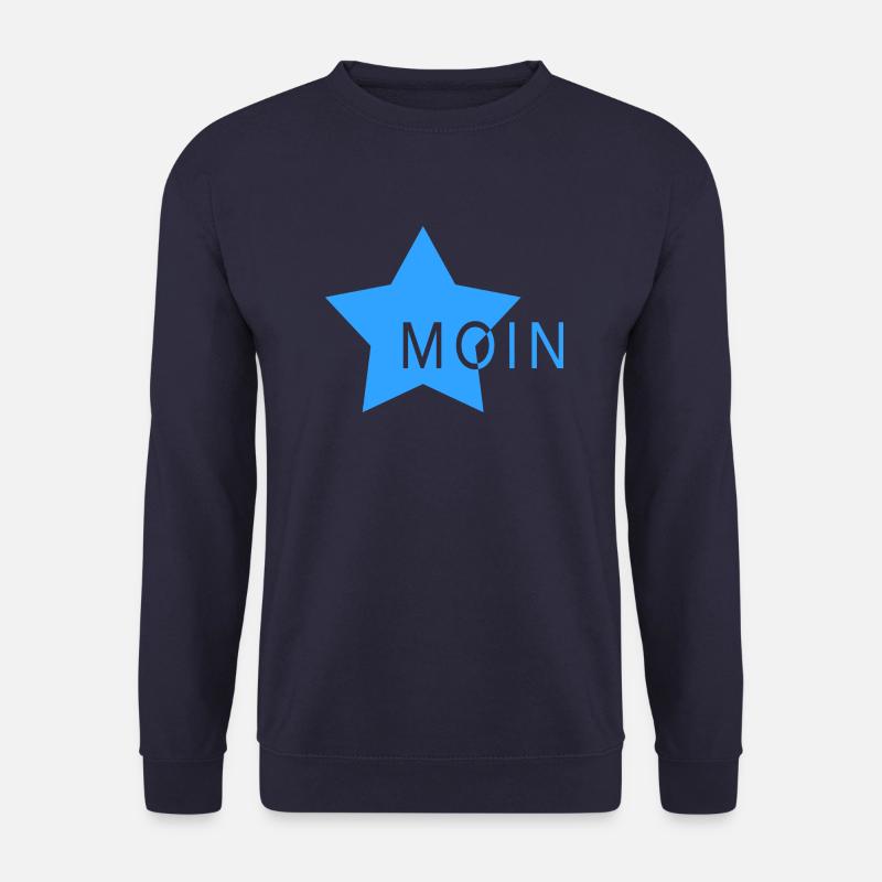 Moin mit Stern - Unisex Pullover - Navy