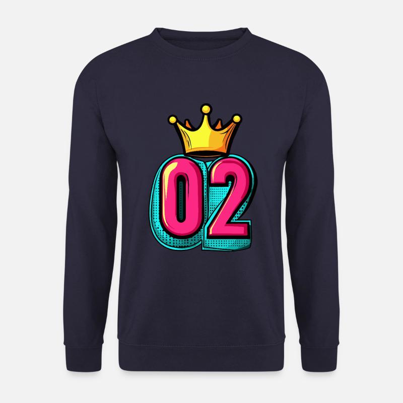2 Number Crown - Unisex Sweatshirt - navy
