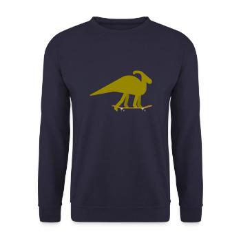Skatepark - Unisex Pullover - Navy - Vorne - Alina (178cm) & Michal (187cm)
