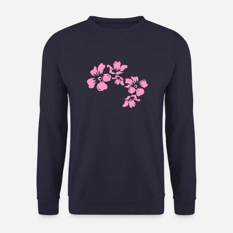 flowers - Unisex Pullover - Navy