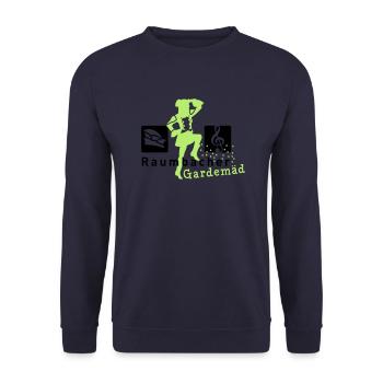 Space Bacher Garde3 - Unisex Sweatshirt - navy - Front - Alina (178cm) & Michal (187cm)