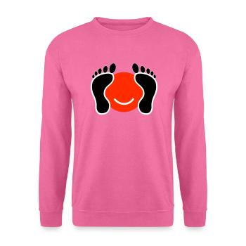 Happy Feet - Sweat-shirt Unisexe - rose - Devant