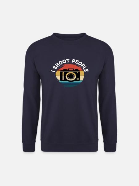 I shoot People - Unisex Pullover - Navy