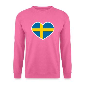 Schwedisches Herz - Unisex Pullover - Pink - Vorne
