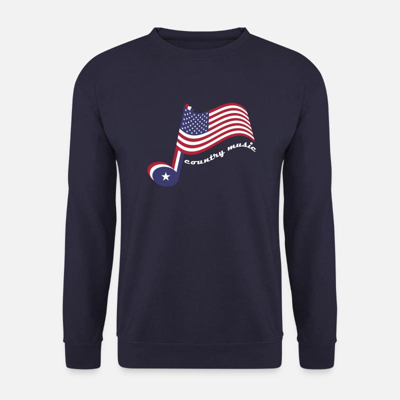 Country-Musik - Unisex Pullover - Navy