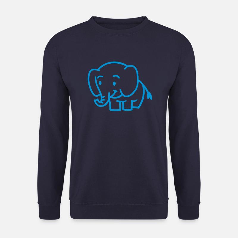 Elefant - Unisex Pullover - Navy