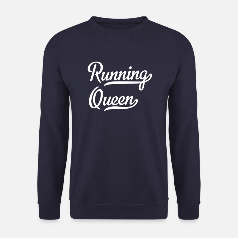 Running Queen - Unisex Pullover - Navy