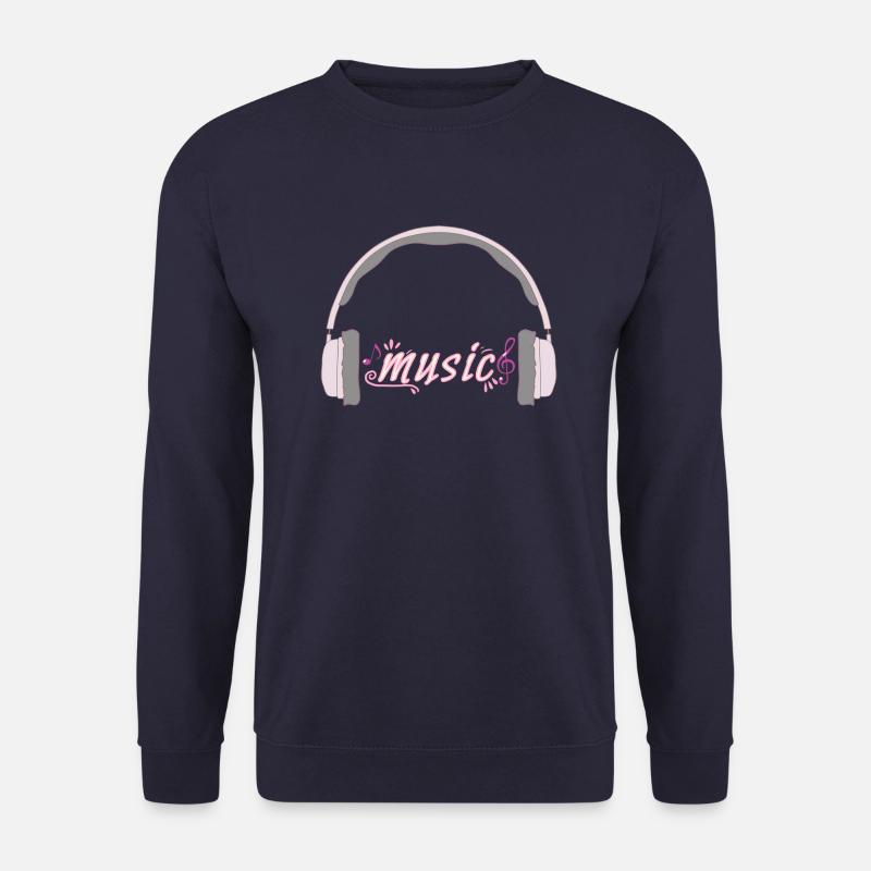 Music - Unisex Pullover - Navy