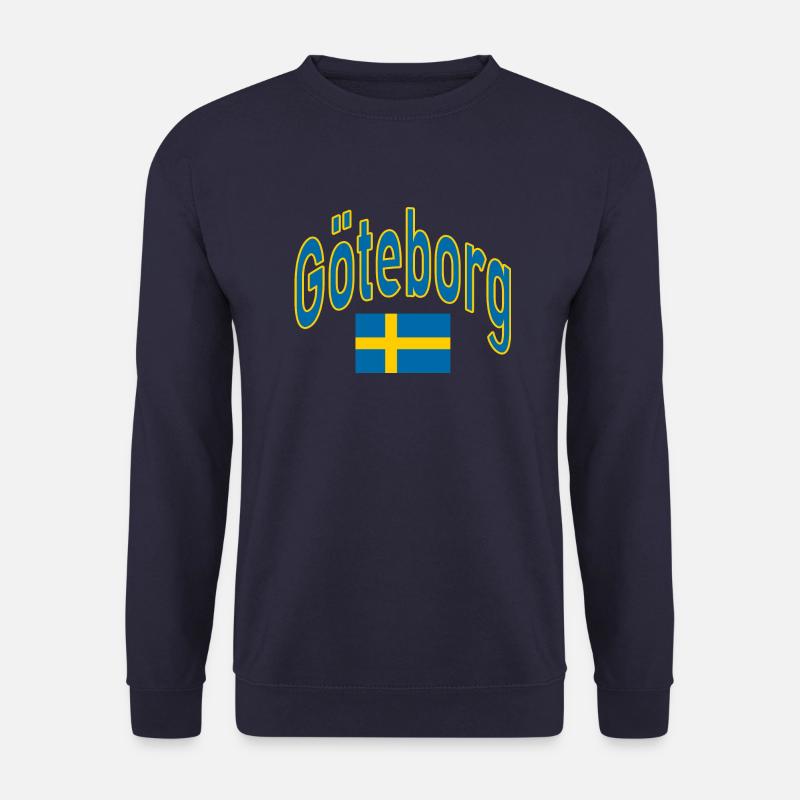 Göteborg schweden flagge - Unisex Pullover - Navy