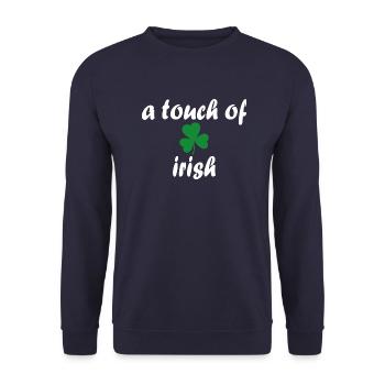 Dancing Dance Music - Unisex Pullover - Navy - Vorne - Alina (178cm) & Michal (187cm)