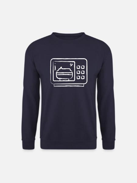Microwave Hand Drawn - Unisex Sweatshirt - navy