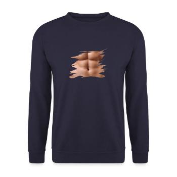 sixpack - Unisex Pullover - Navy - Vorne - Alina (178cm) & Michal (187cm)