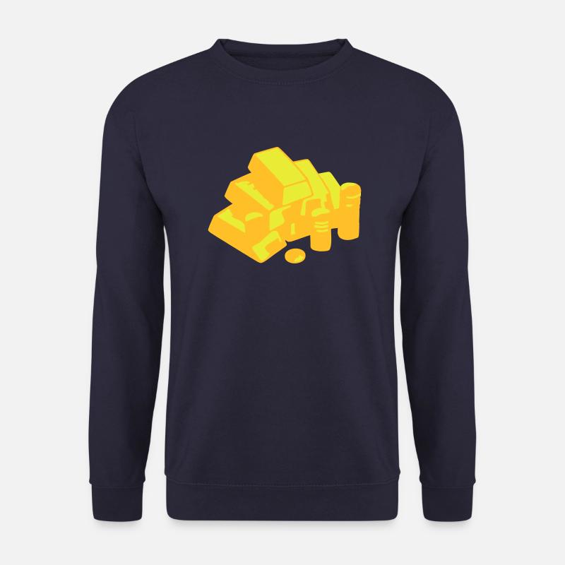 Gold - Unisex Pullover - Navy