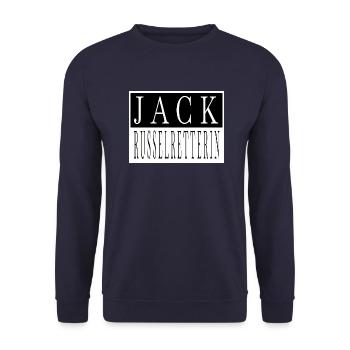 spaß hundeliebhaber bullterrier statement - Unisex Pullover - Navy - Vorne - Alina (178cm) & Michal (187cm)