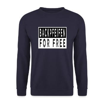 bday cool statement geburtstagsgeschenkidee - Unisex Pullover - Navy - Vorne - Alina (178cm) & Michal (187cm)