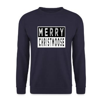 Dinosaur Lover Animal Print Antlers Animal Shelter - Unisex Sweatshirt - navy - Front - Alina (178cm) & Michal (187cm)