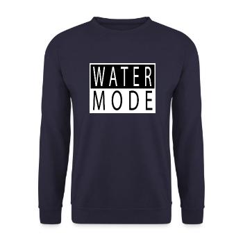 Drôle De Bain T-shirts Nageurs Triathlon Humour - Sweat-shirt Unisexe - marine - Devant - Alina (178cm) & Michal (187cm)