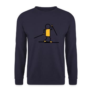 Ski - Langlauf - V2 - Unisex Pullover - Navy - Vorne - Alina (178cm) & Michal (187cm)
