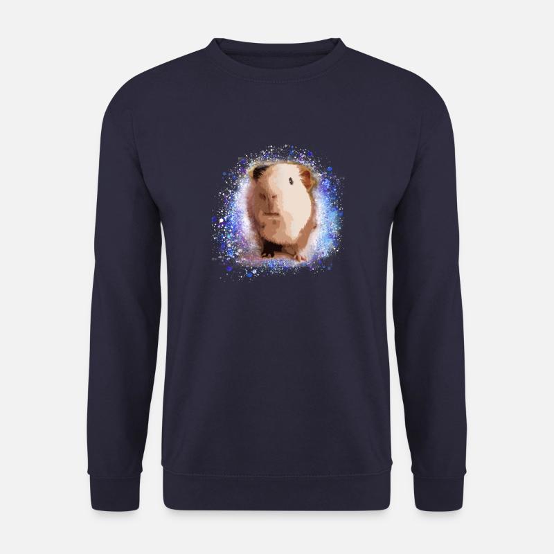 meerschweinchen, graffiti,malerei,grün,blau - Unisex Pullover - Navy