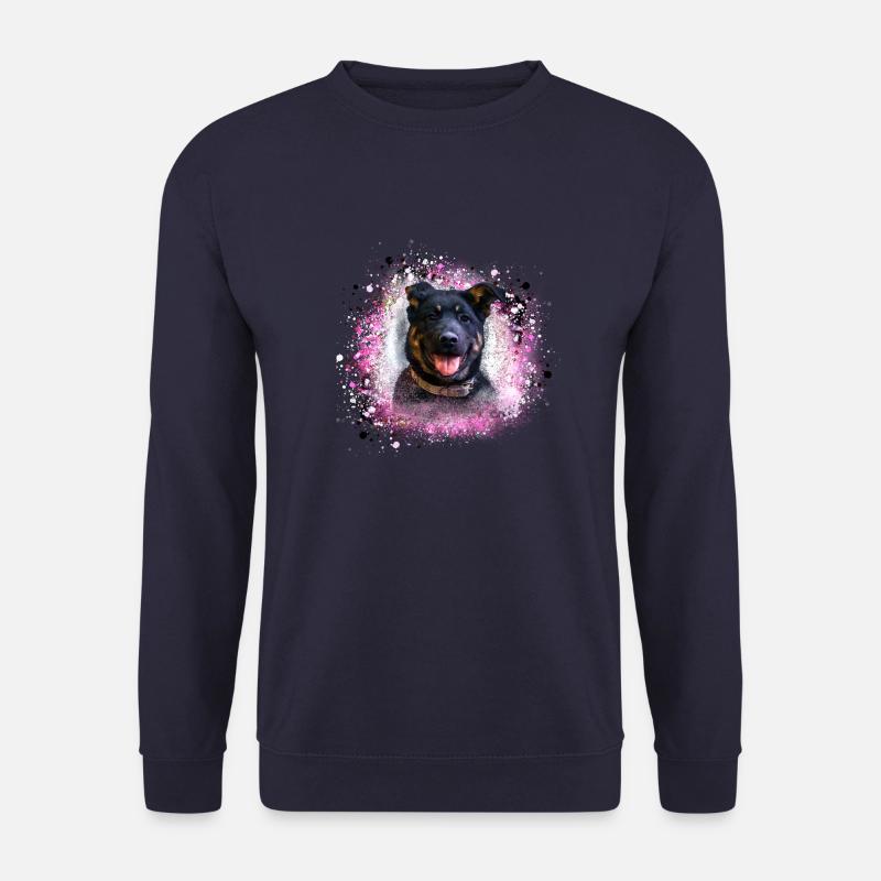 hund,schäferhund,welpe,rottweiler - Unisex Pullover - Navy