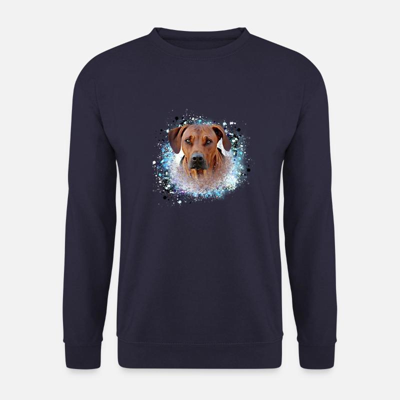 rhodesianridgeback, Hund,Hunderasse,graffiti - Unisex Pullover - Navy