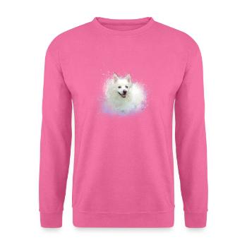pointed,dog,graffiti,painting,dwarf - Unisex Sweatshirt - pink - Front