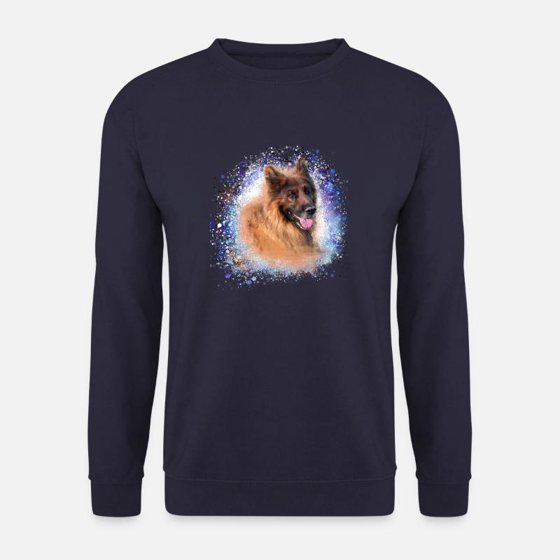 deutscher schäferhund,schäferhund,hund,graffiti - Unisex Pullover - Navy