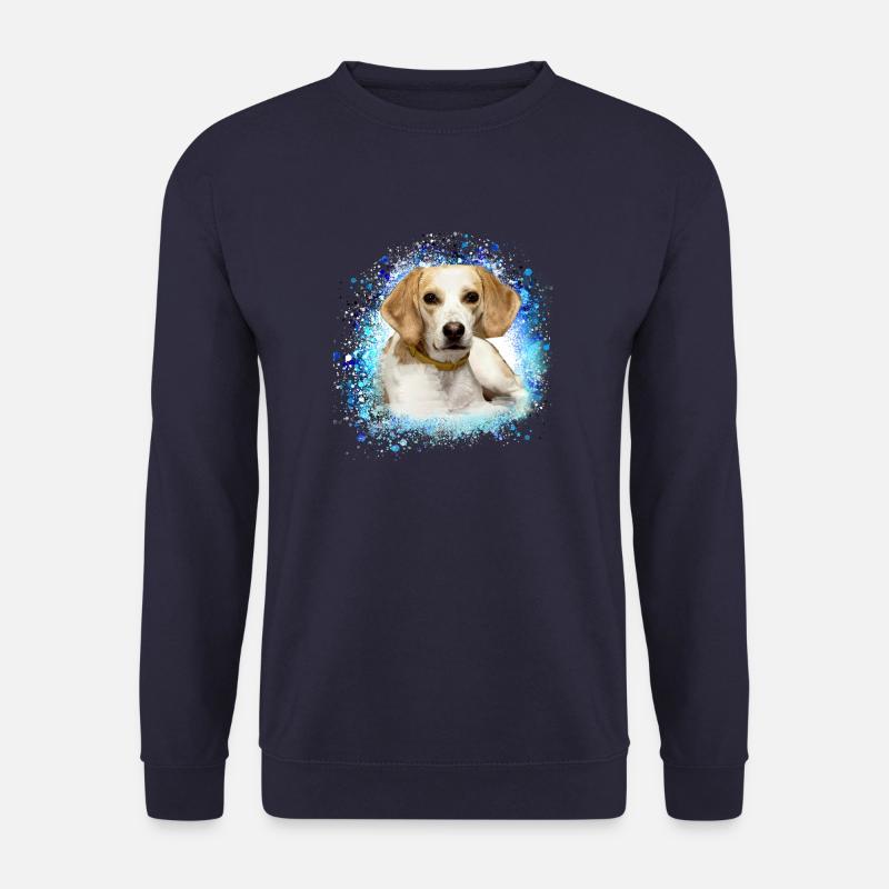 Harrier,Dog,Beagle,Graffiti,Painting - Unisex Sweatshirt - navy