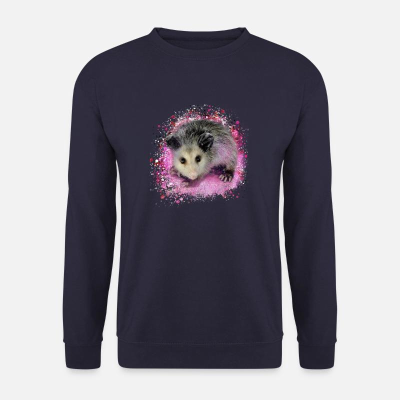 Opossum,mouse,rodent,graffiti - Unisex Sweatshirt - navy
