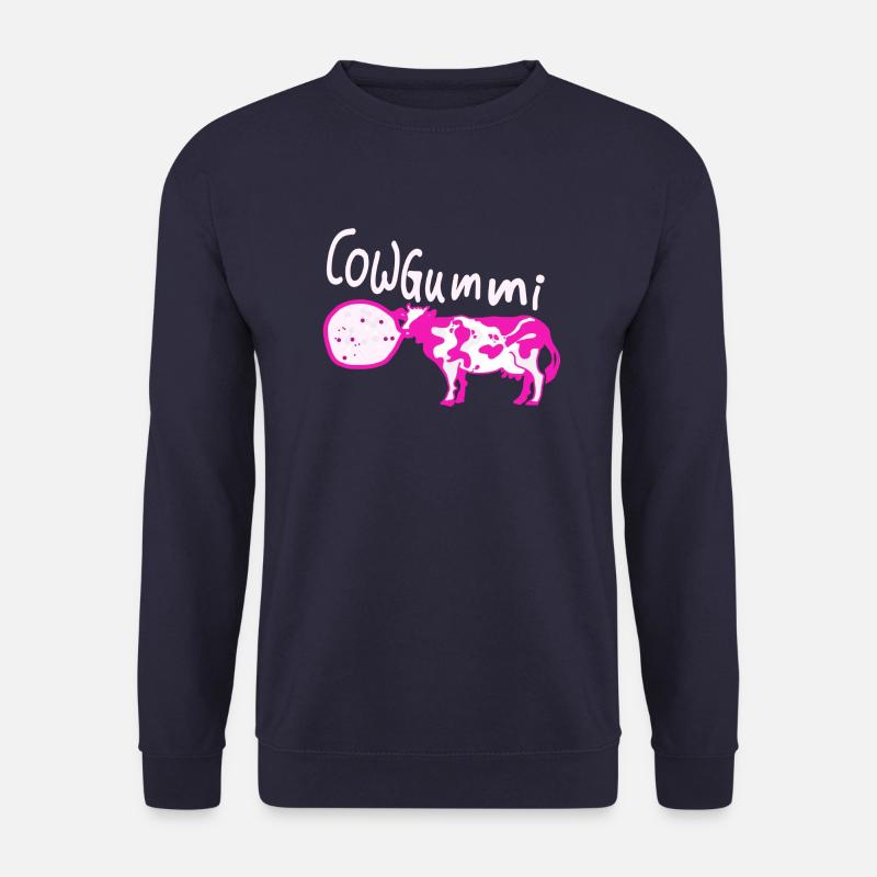 Cow Chewing Gum Cows - Unisex Sweatshirt - navy