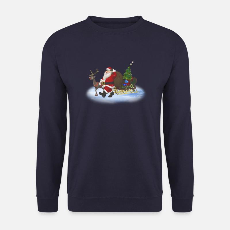 Santa is coming - Unisex Pullover - Navy