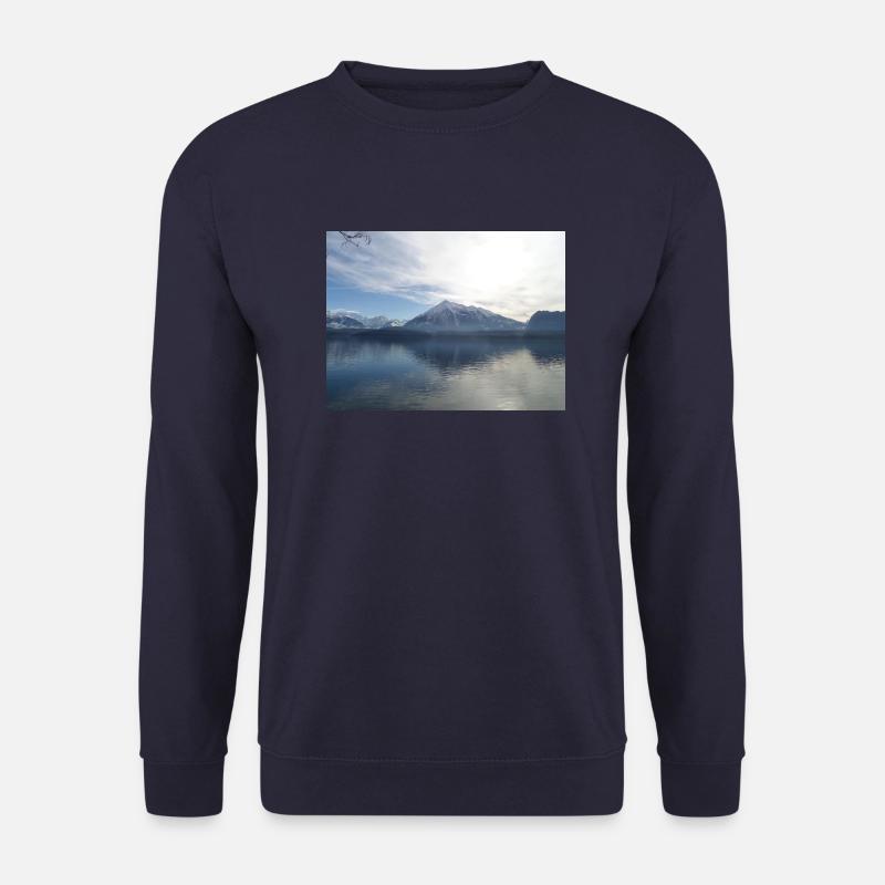Thunersee mit Niesen - Unisex Pullover - Navy