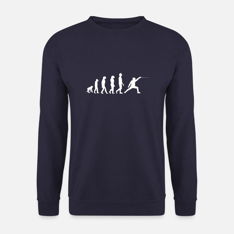 Fencing evolution - Unisex Sweatshirt - navy