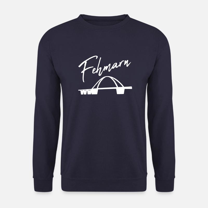 Fehmarnsundbrücke - Unisex Pullover - Navy