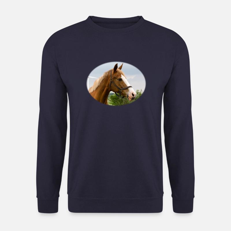 Horse. Pferd. - Unisex Pullover - Navy