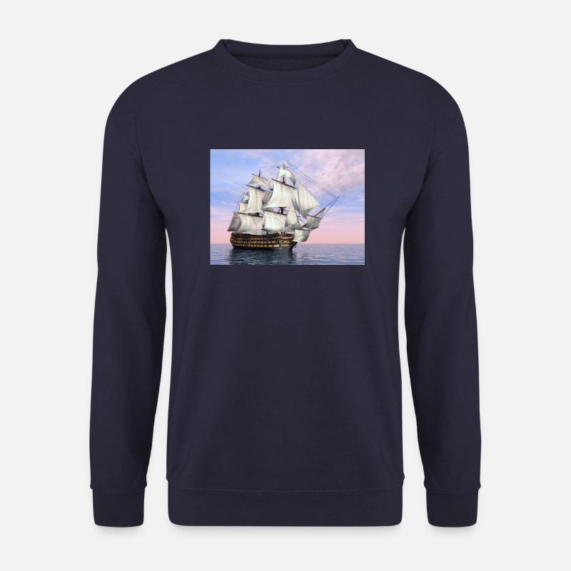 Historisches Segelschiff HMS Victory - Unisex Pullover - Navy