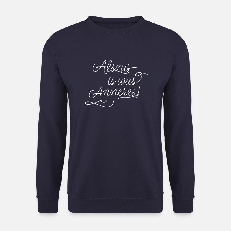 Alszus is was Anneres - Unisex Pullover - Navy