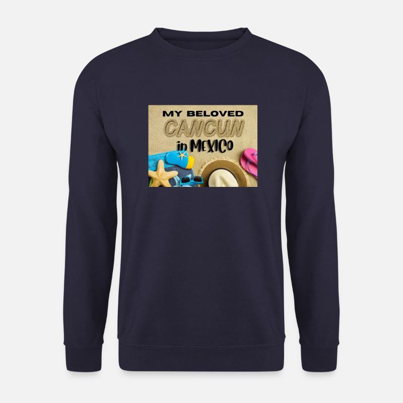 Cancun, greetings from Cancun - Unisex Sweatshirt - navy