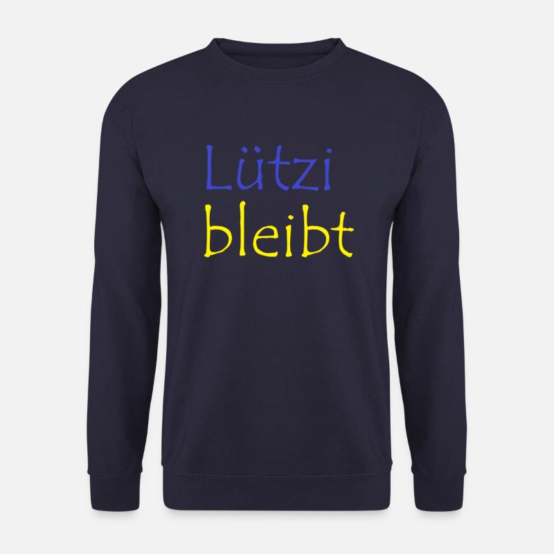 Lützerath Protestanten Spruch Lützi bleibt - Unisex Pullover - Navy