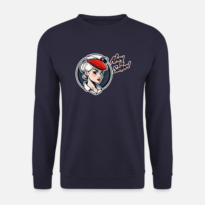 Ahoi Sailor - Unisex Pullover - Navy