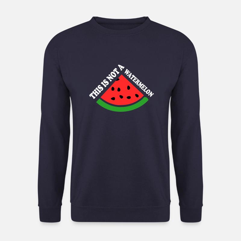 THIS IS NOT A WATERMELON - Unisex Sweatshirt - navy