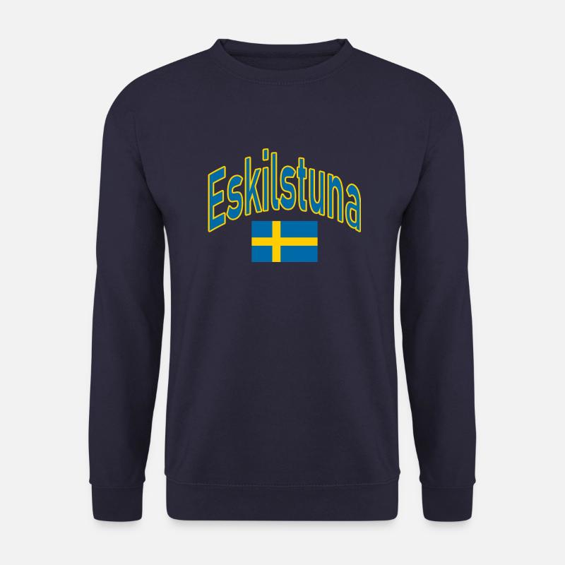 Eskilstuna schweden flagge - Unisex Pullover - Navy