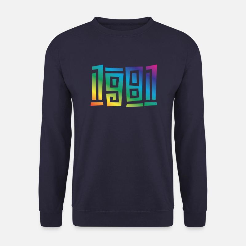 1981 Geburtsjahr - Unisex Pullover - Navy