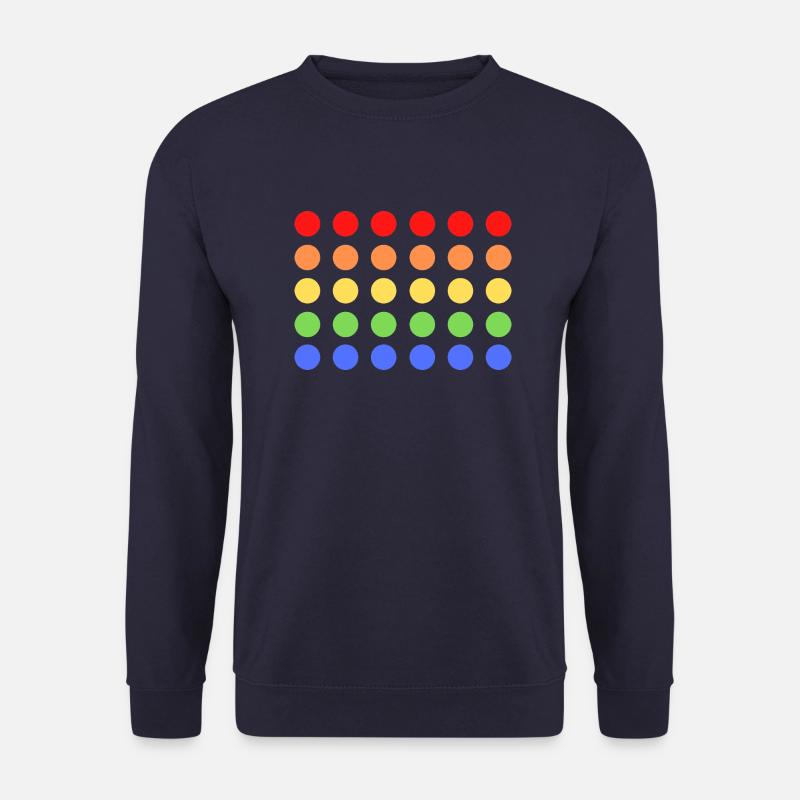 rainbow points - Sweat-shirt Unisexe - marine